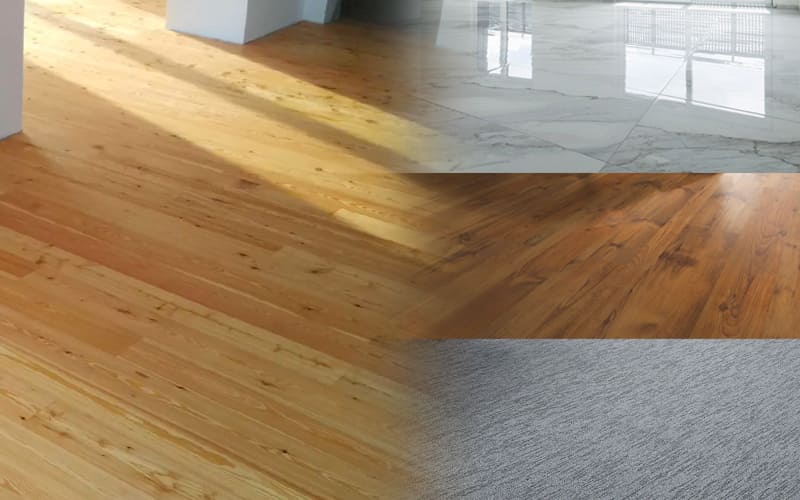Dřevěné podlahy vs. iné materiály - obrázek bez textu